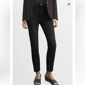 Mango Claudia Crop Slim Fit Jeans